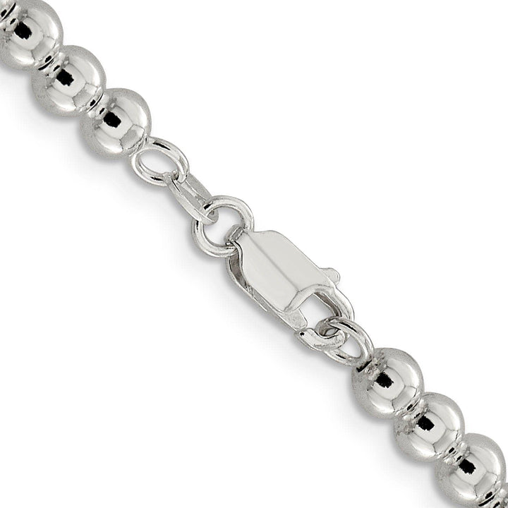 Lovely Rita's Chains Sterling Silver Necklace Beaded Box Chain 5MM