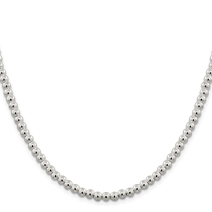 Lovely Rita's Chains Sterling Silver Necklace Beaded Box Chain 5MM