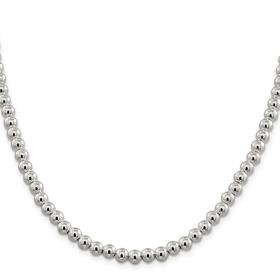 Lovely Rita's Chains Sterling Silver Necklace Beaded Box Chain 6.10MM