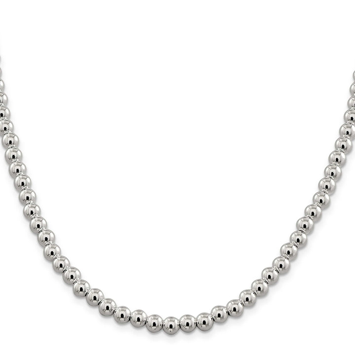 Lovely Rita's Chains Sterling Silver Necklace Beaded Box Chain 6.10MM