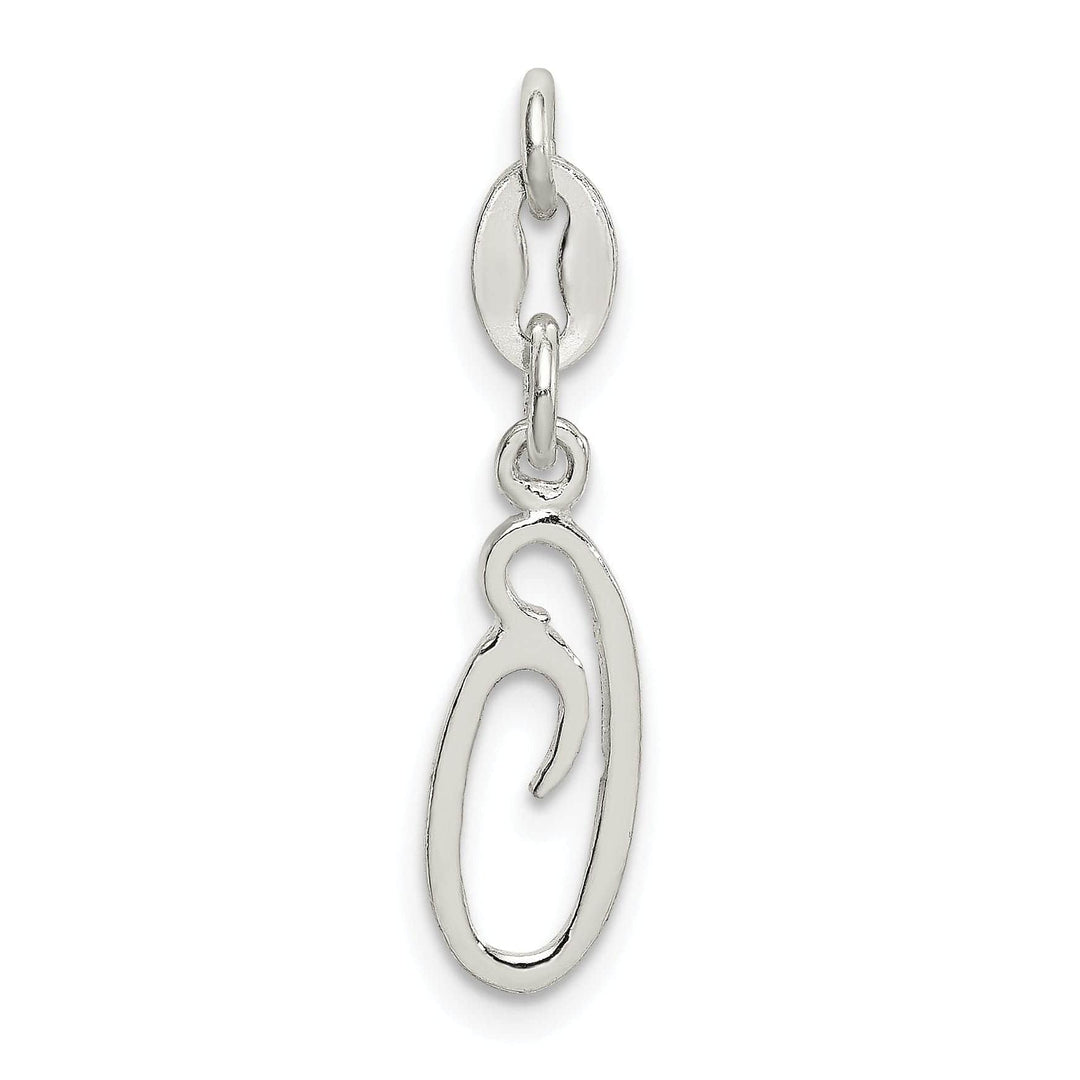 Lovely Rita's Chains Sterling Silver O Initial Pendant