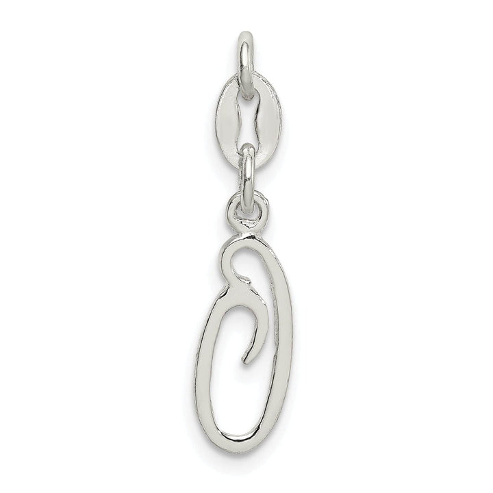 Lovely Rita's Chains Sterling Silver O Initial Pendant