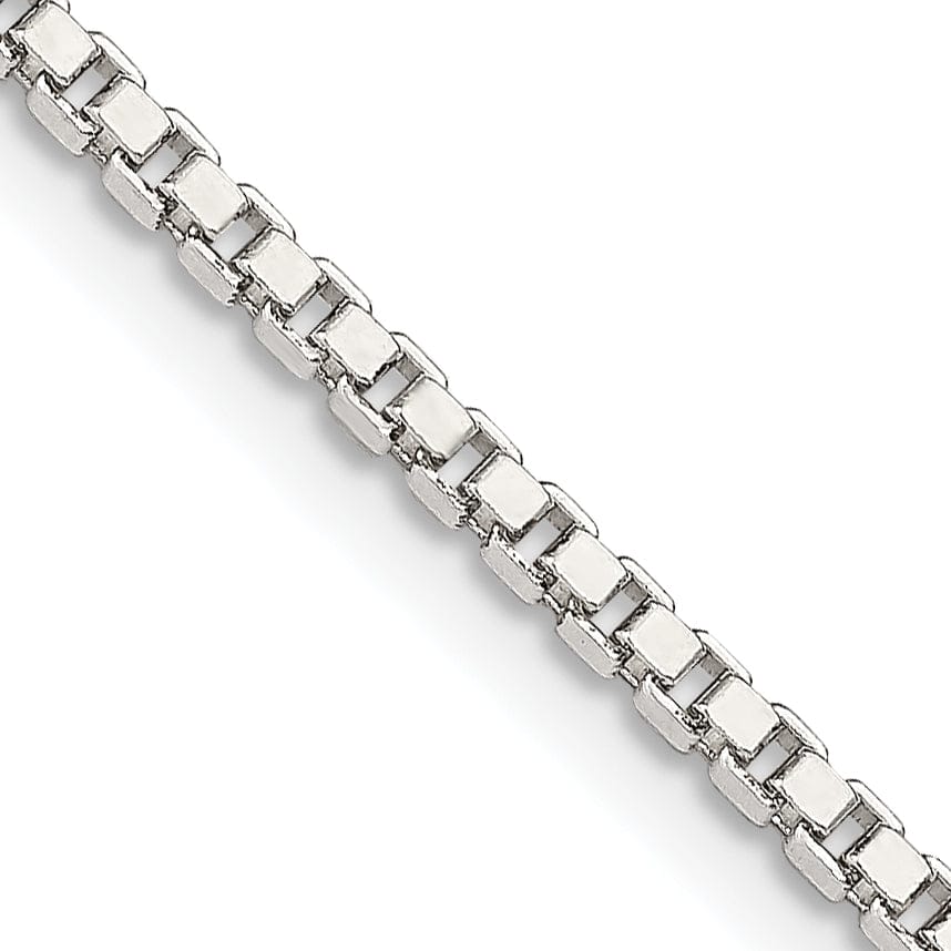 Lovely Rita's Chains Sterling Silver Polish 2.00-mm Solid Box Chain