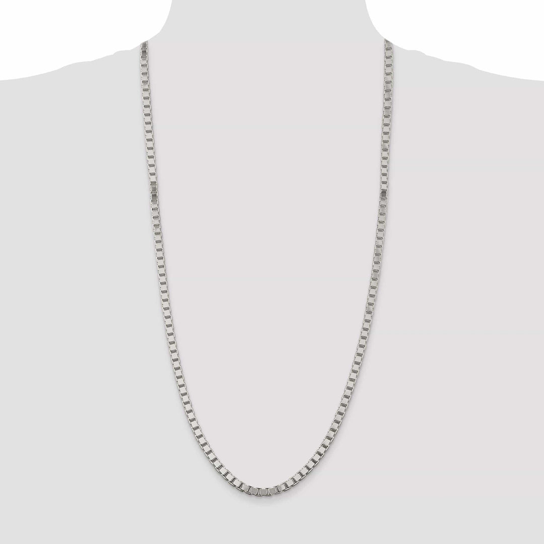 Lovely Rita's Chains Sterling Silver Polish 4.50-mm Solid Box Chain