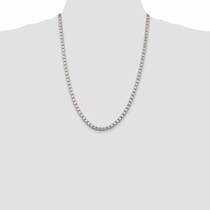 Lovely Rita's Chains Sterling Silver Polish 4.50-mm Solid Box Chain