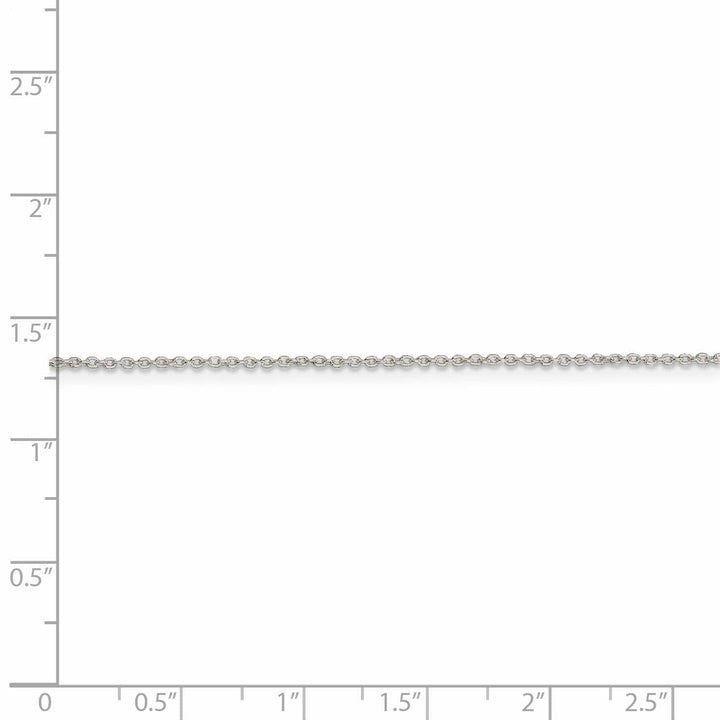 Lovely Rita's Chains Sterling Silver Polished 1.00-mm Cable Chain