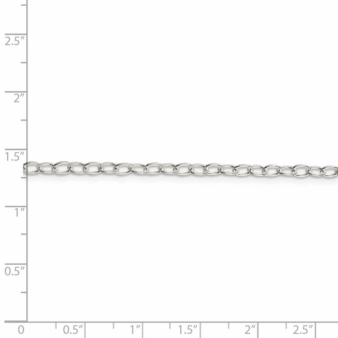 Lovely Rita's Chains Sterling Silver Polished 3.40-mm Link Chain
