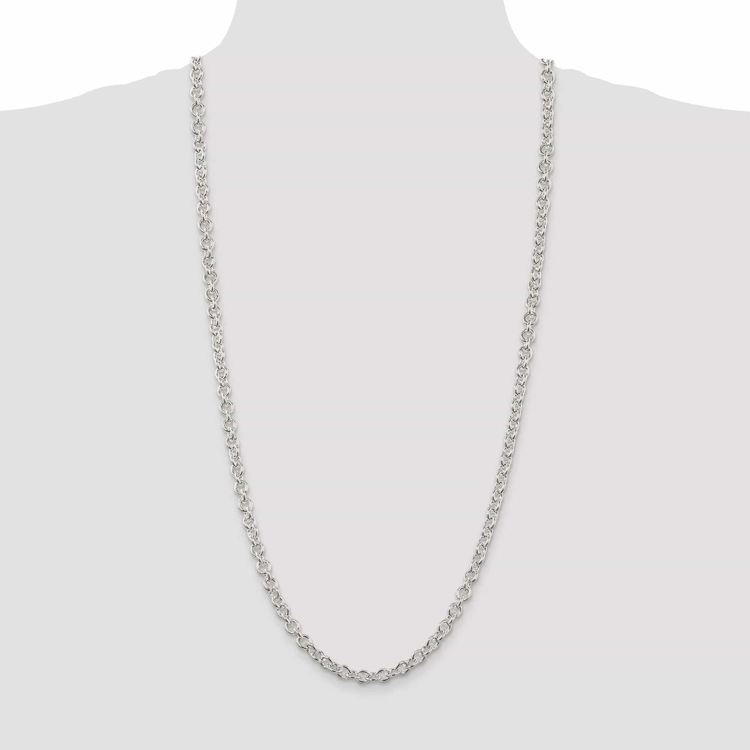 Lovely Rita's Chains Sterling Silver Polished 6.10-mm Cable Chain