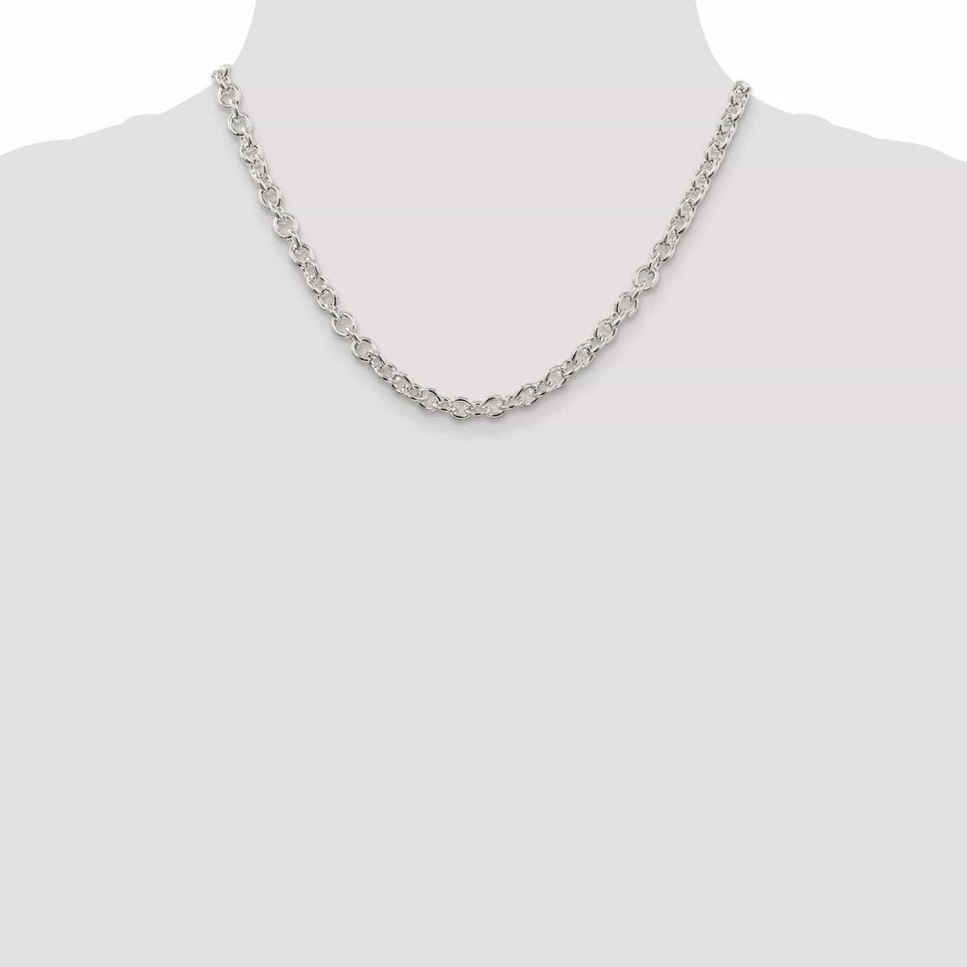 Lovely Rita's Chains Sterling Silver Polished 6.10-mm Cable Chain