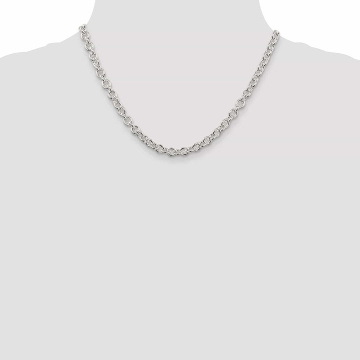 Lovely Rita's Chains Sterling Silver Polished 6.10-mm Cable Chain
