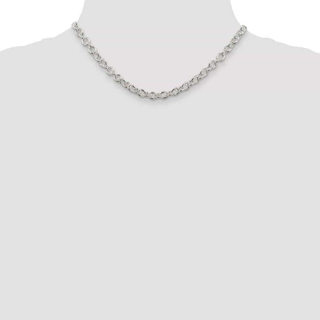 Lovely Rita's Chains Sterling Silver Polished 6.10-mm Cable Chain
