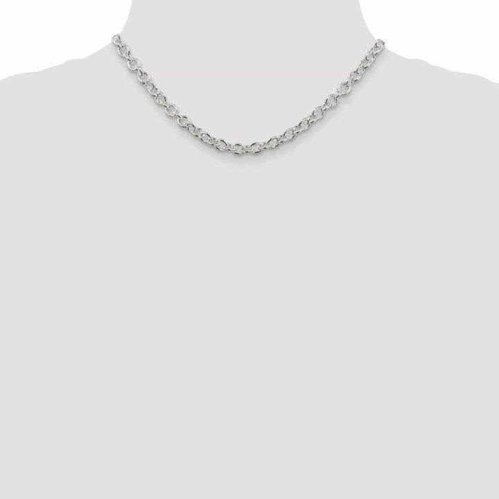 Lovely Rita's Chains Sterling Silver Polished 6.10-mm Cable Chain