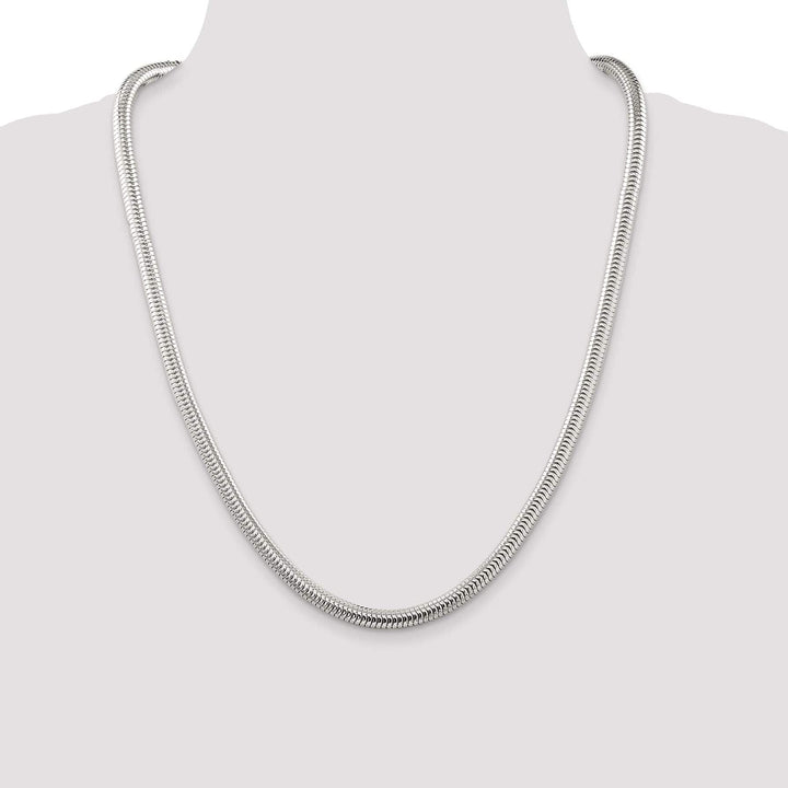 Lovely Rita's Chains Sterling Silver Polished Snake Chain 6MM