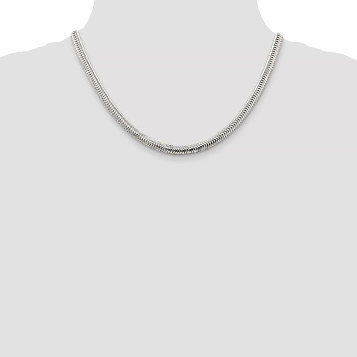 Lovely Rita's Chains Sterling Silver Polished Snake Chain 6MM