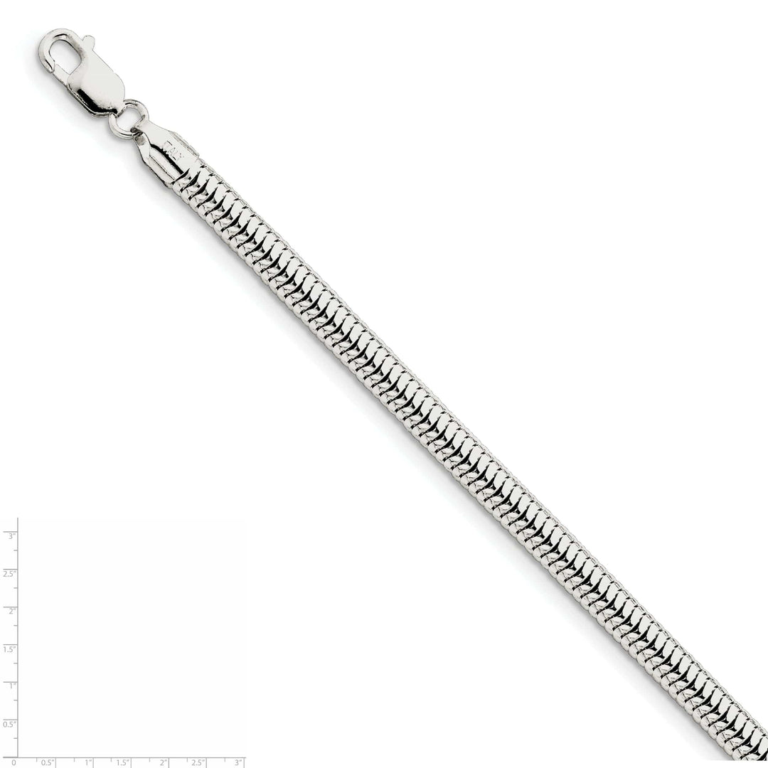 Lovely Rita's Chains Sterling Silver Polished Snake Chain 6MM