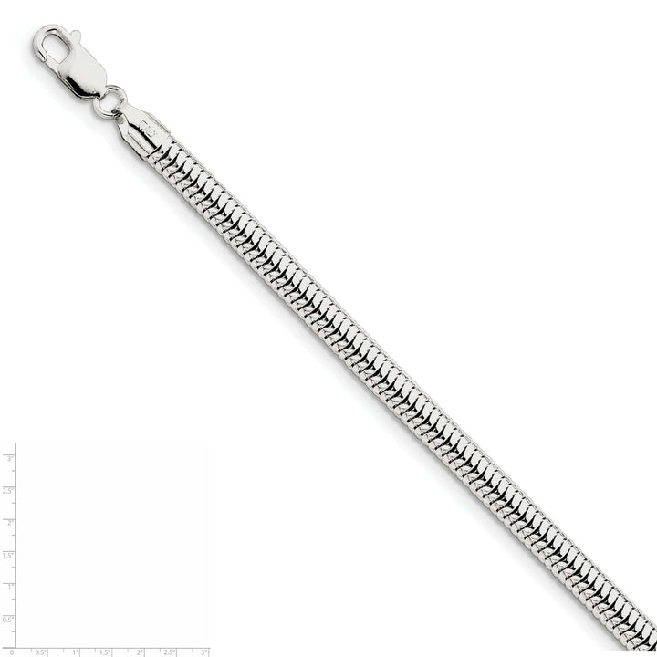 Lovely Rita's Chains Sterling Silver Polished Snake Chain 6MM