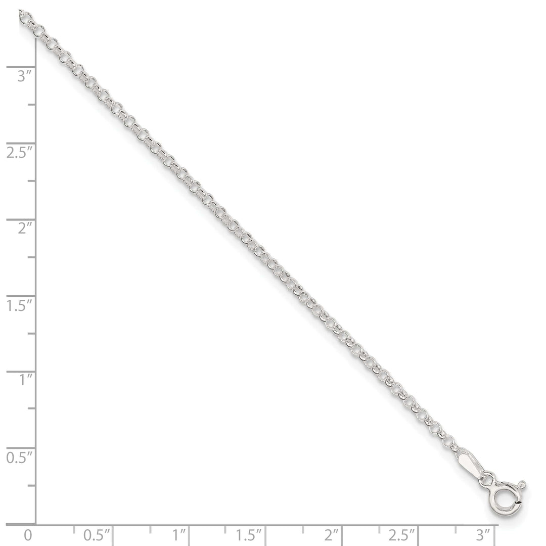 Lovely Rita's Chains Sterling Silver Rolo Chain Anklet