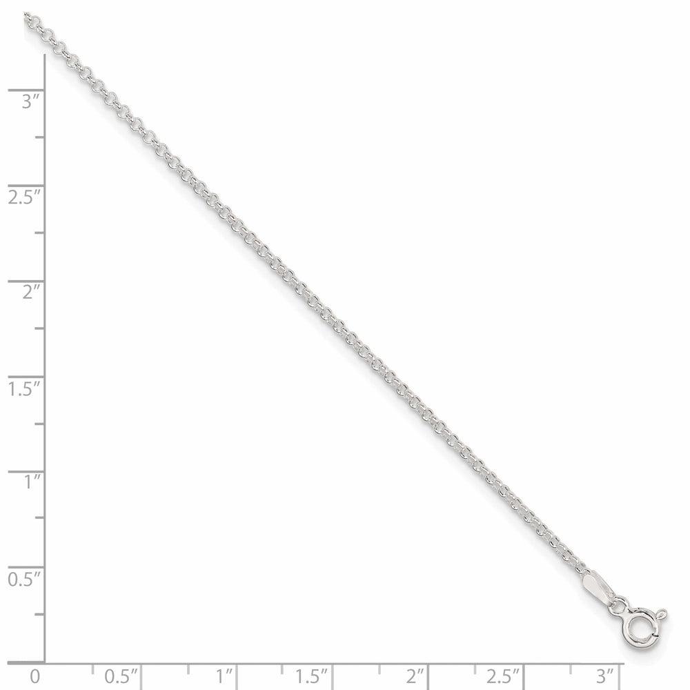 Lovely Rita's Chains Sterling Silver Rolo Chain Anklet