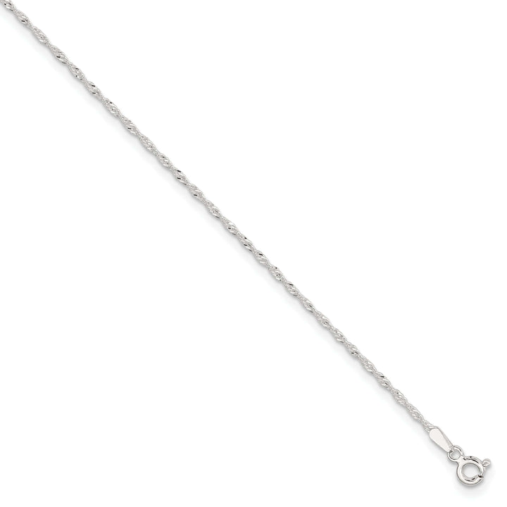 Lovely Rita's Chains Sterling Silver Singapore Chain Anklet