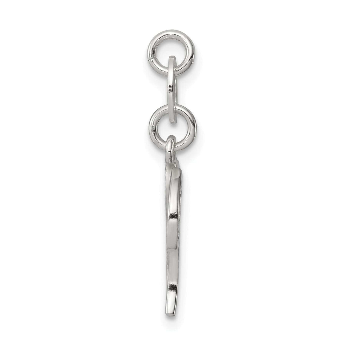 Lovely Rita's Chains Sterling Silver V Initial Pendant