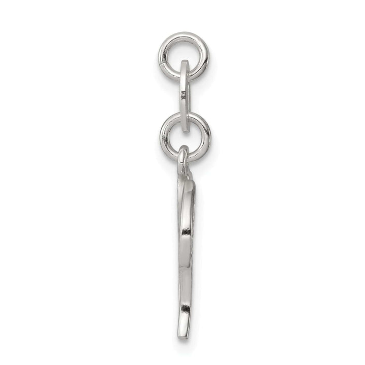 Lovely Rita's Chains Sterling Silver V Initial Pendant
