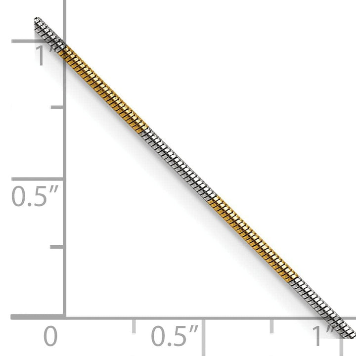 Chisel Chains White Yellow Rhodium Brass Plated Fancy Chain