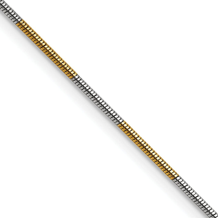 Chisel Chains White Yellow Rhodium Brass Plated Fancy Chain