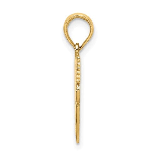 Lovely Rita's Charms & Pendants 14k Yellow Gold Polished Flat-Backed Dental Charm