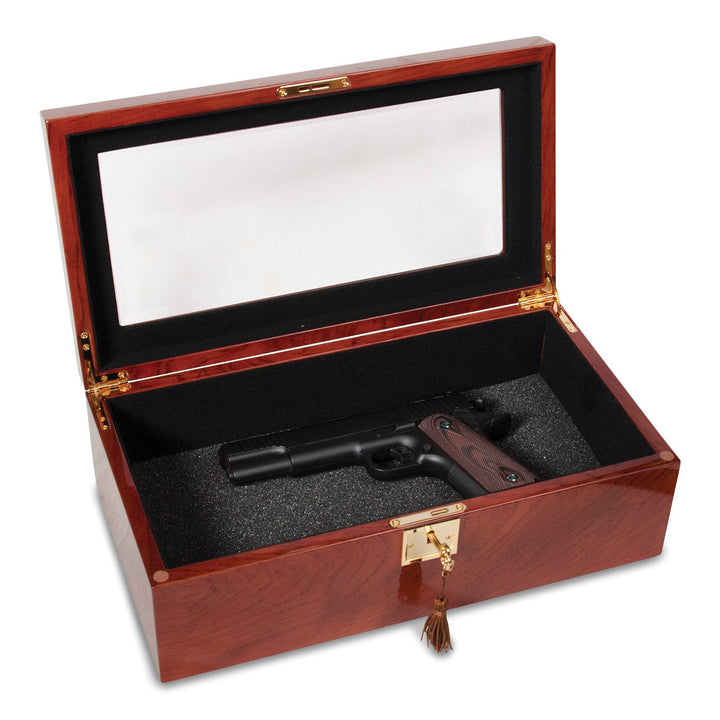 Lovely Rita's Collector Box Rosewood Veneer Glass Multi Use Collector Box