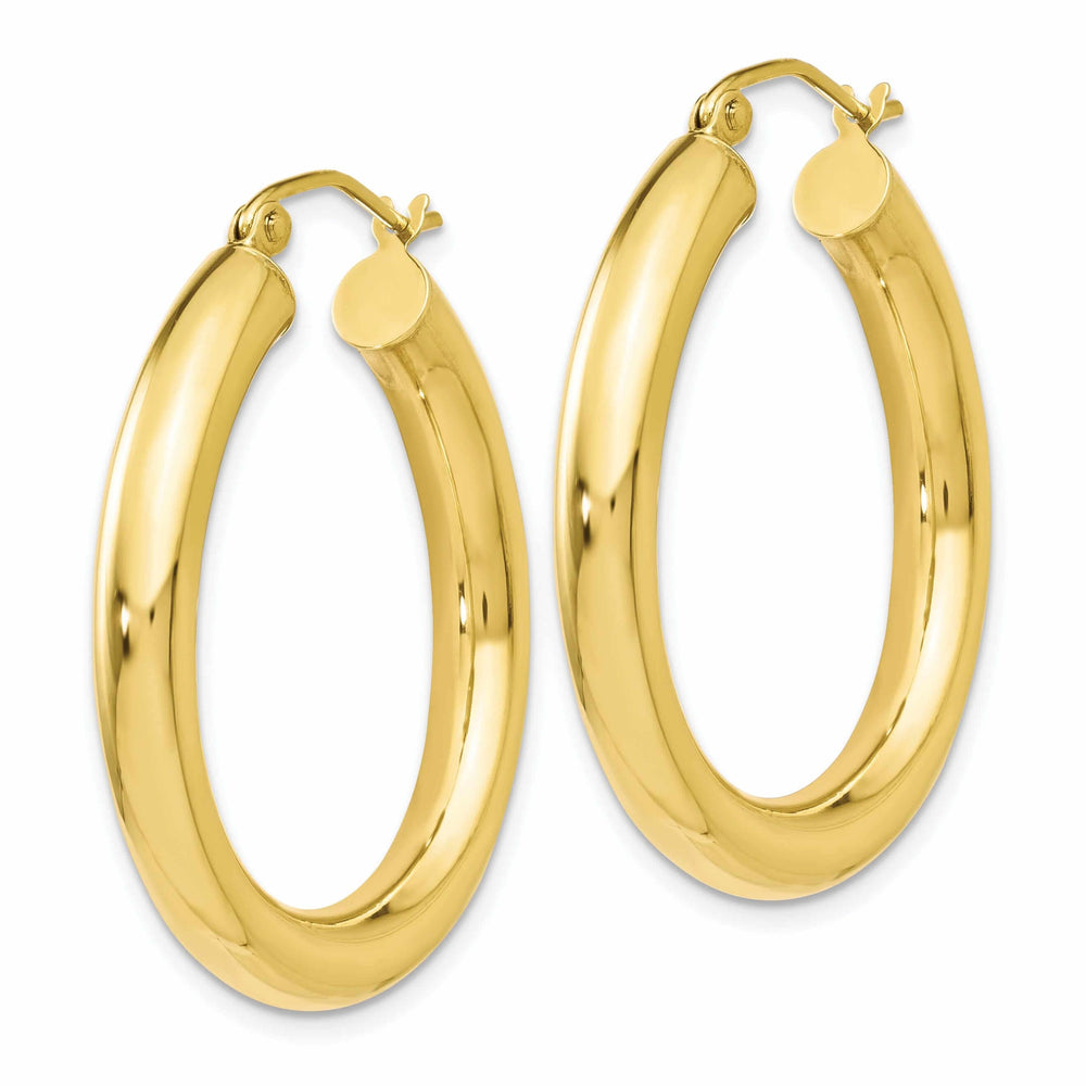 Lovely Rita's Earrings 10k Yellow Gold Polished Hoop Earrings