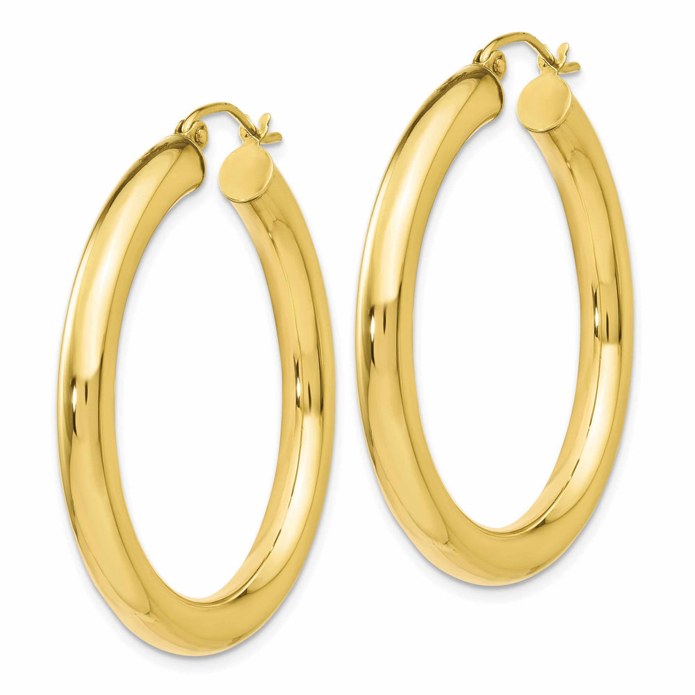 Lovely Rita's Earrings 10k Yellow Gold Polished Hoop Earrings