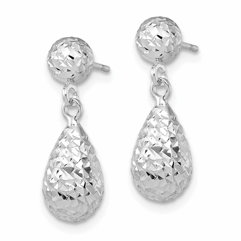 Lovely Rita's Earrings 10kt White Gold D.C Post Dangle Earrings