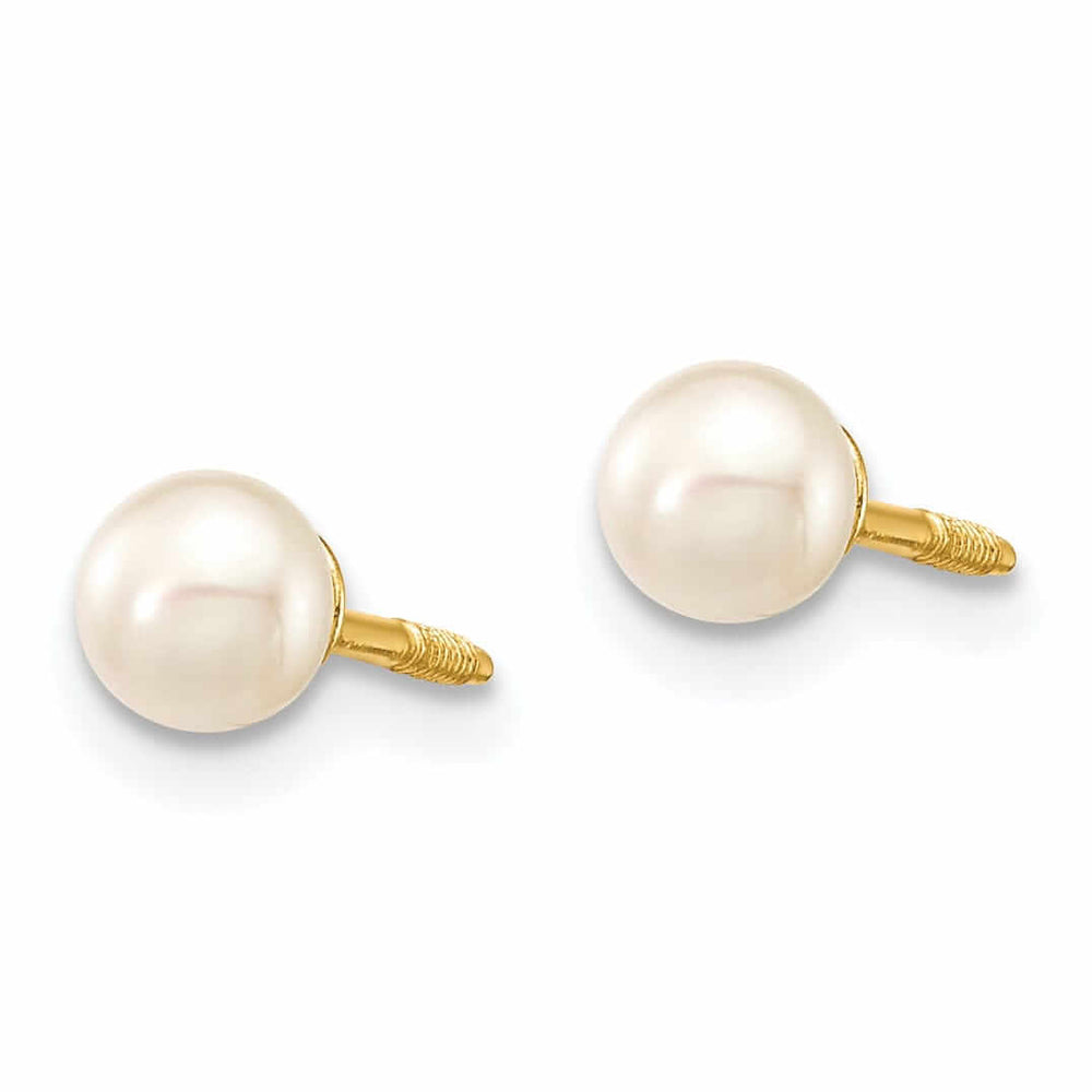 Lovely Rita's Earrings 14k Baby Pearl Set Bracelet Screwback Earrings
