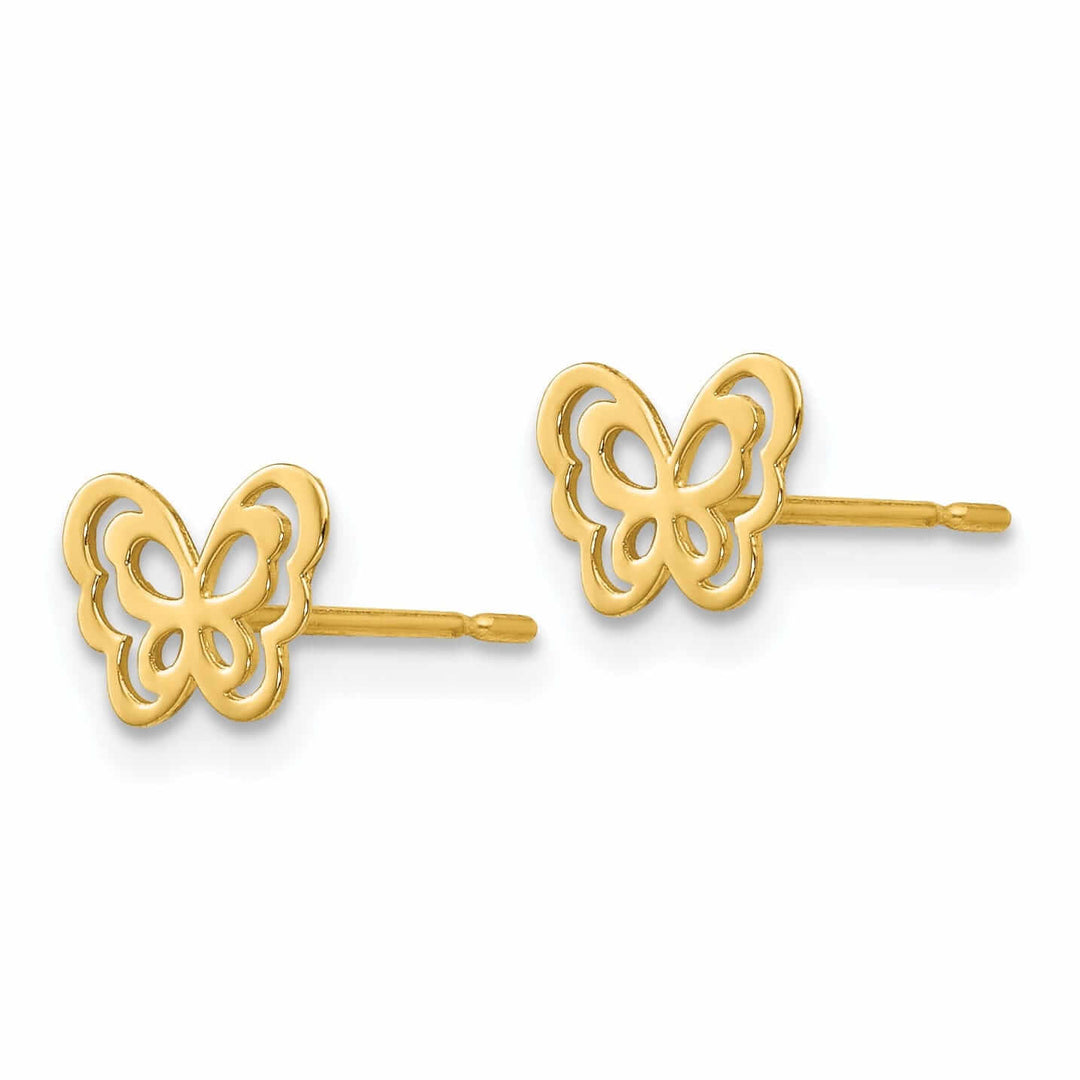 Lovely Rita's Earrings 14k Madi K Childrens Butterfly Post Earrings