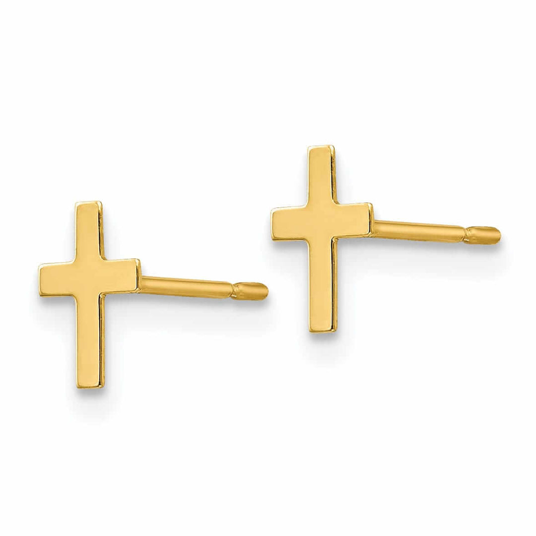 Lovely Rita's Earrings 14k Madi K Childrens Cross Post Earrings