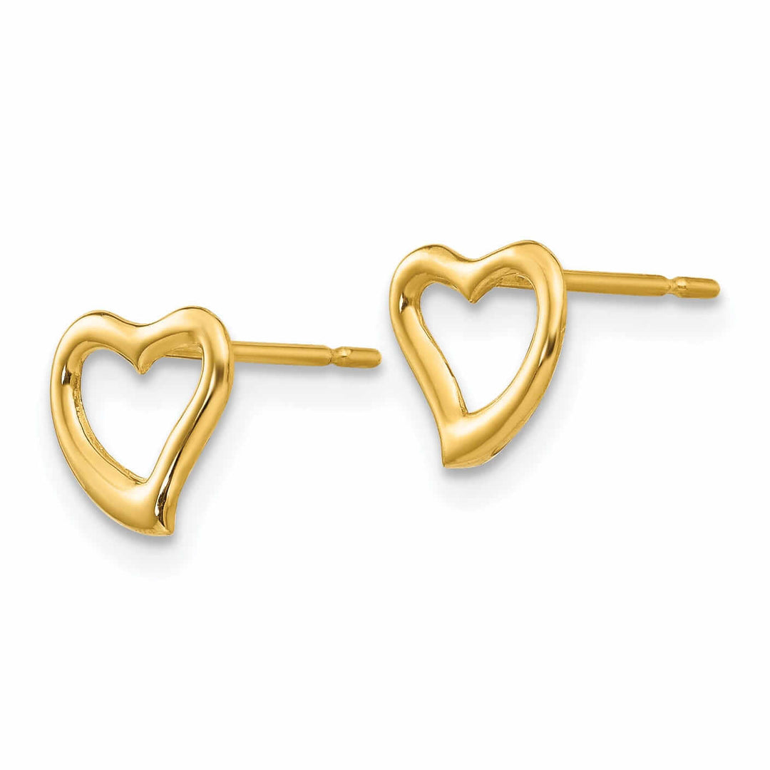 Lovely Rita's Earrings 14k Madi K Childrens Heart Post Earrings