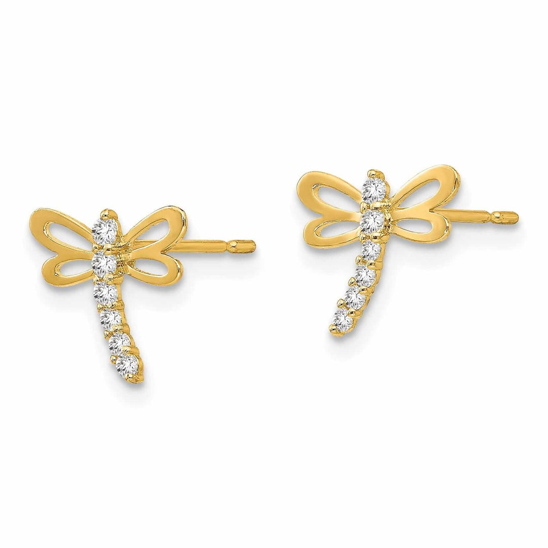 Lovely Rita's Earrings 14k Madi K Dragonfly Post Earrings