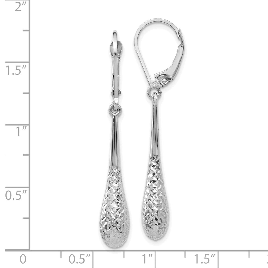 Lovely Rita's Earrings 14k White Gold Dangle Earrings