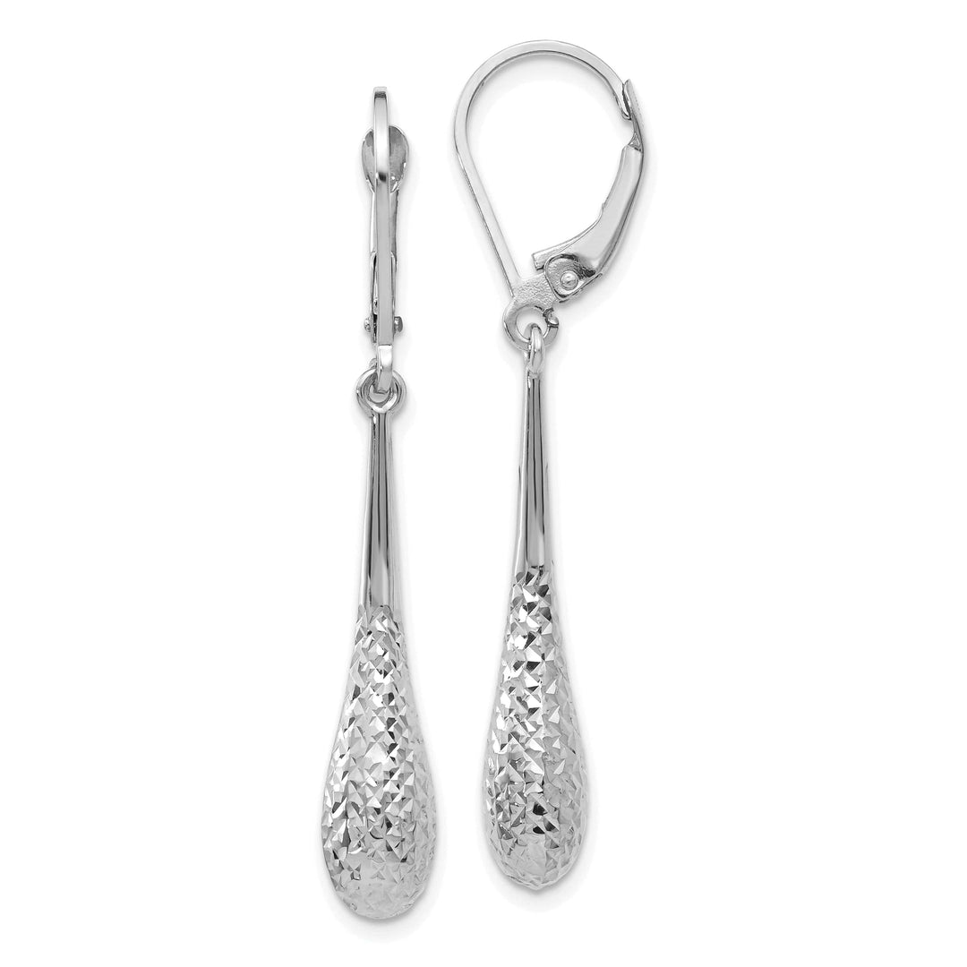 Lovely Rita's Earrings 14k White Gold Dangle Earrings
