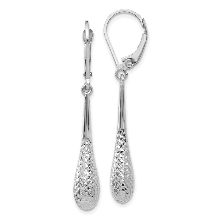Lovely Rita's Earrings 14k White Gold Dangle Earrings