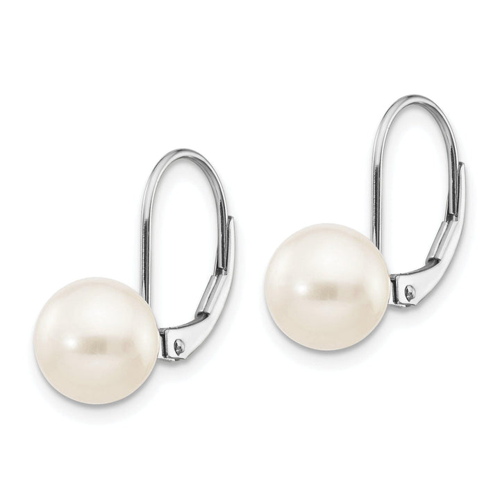 Lovely Rita's Earrings 14k White Gold Freshwater Cultured Pearl Earrings