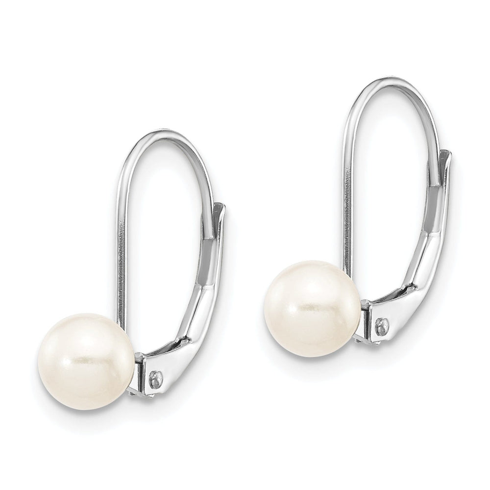 Lovely Rita's Earrings 14k White Gold Freshwater Cultured Pearl Earrings