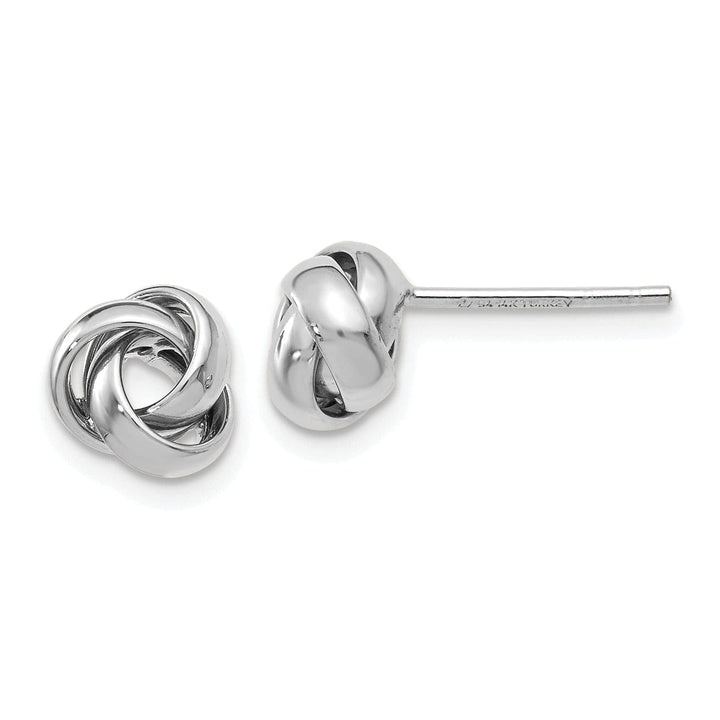 Lovely Rita's Earrings 14k White Gold Post Earrings