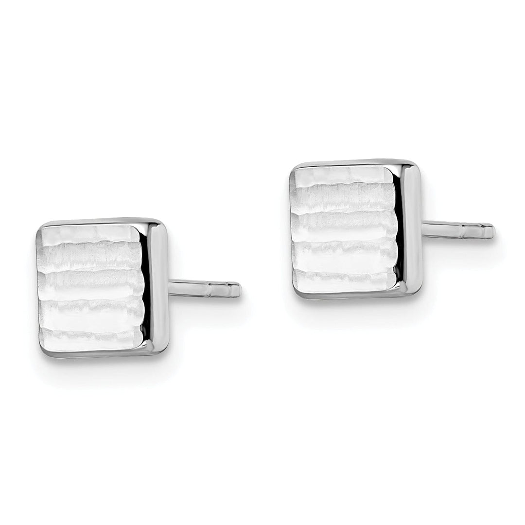 Lovely Rita's Earrings 14k White Gold Post Earrings