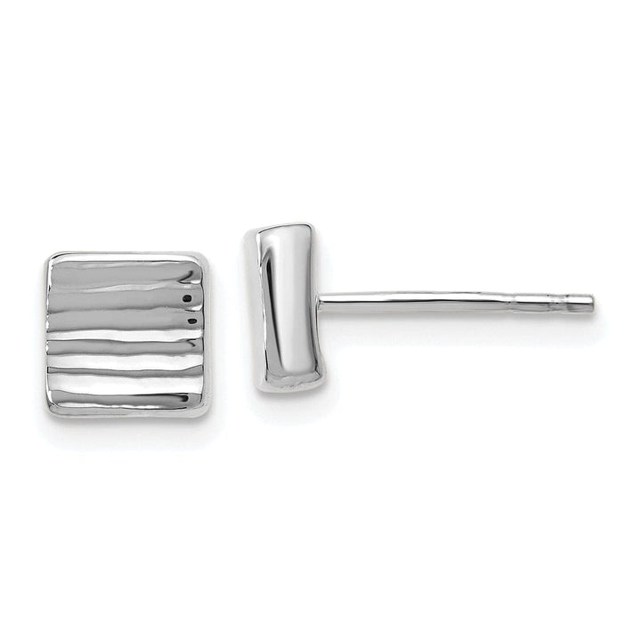 Lovely Rita's Earrings 14k White Gold Post Earrings