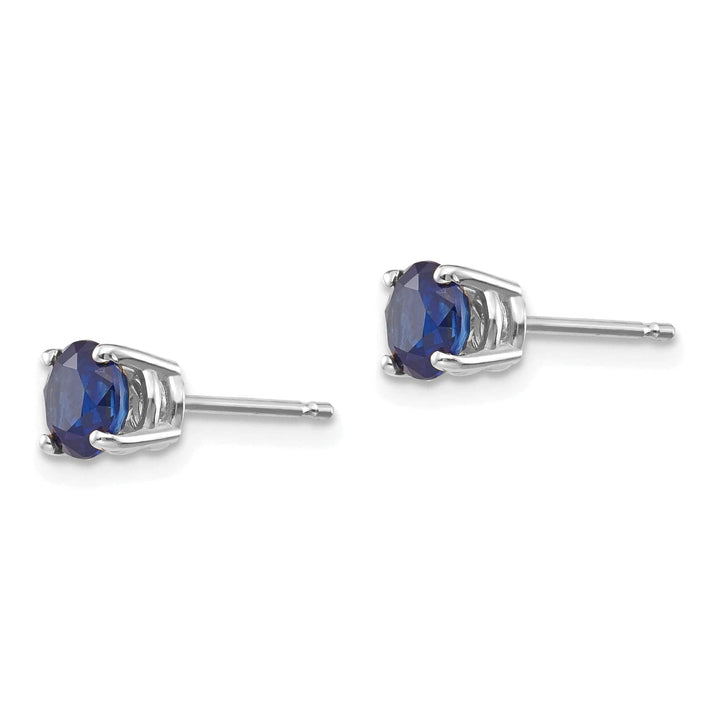 Lovely Rita's Earrings 14k White Gold Sapphire Earrings