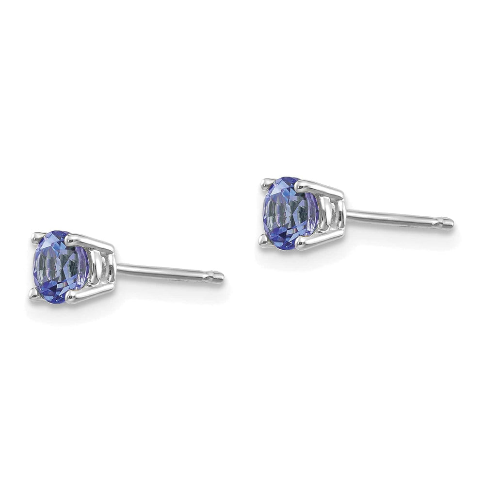 Lovely Rita's Earrings 14k White Gold Tanzanite Earrings