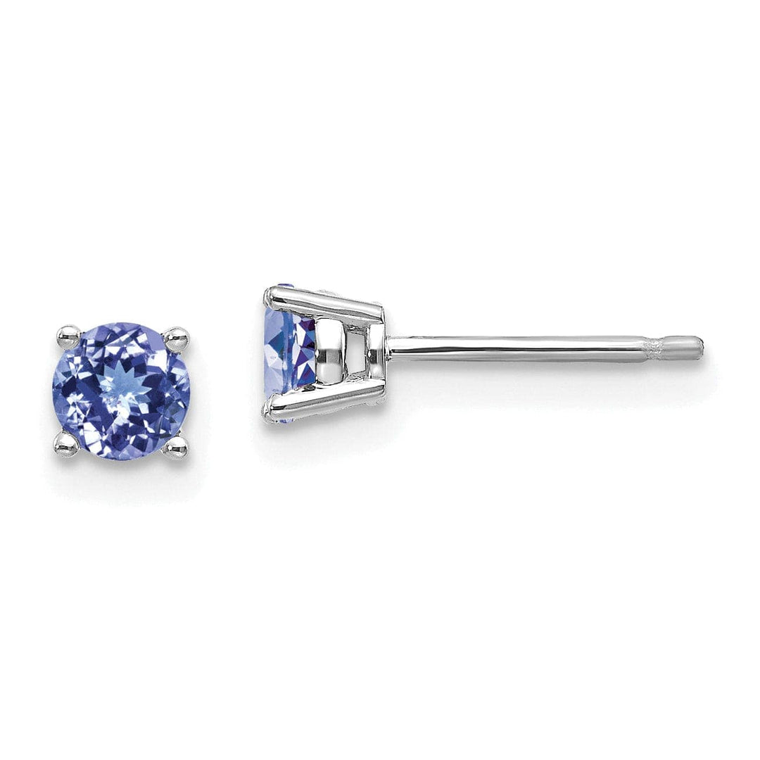 Lovely Rita's Earrings 14k White Gold Tanzanite Earrings