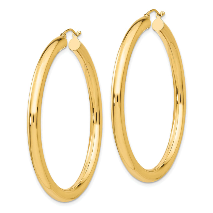 Lovely Rita's Earrings 14k Yellow Gold 4MM Lightweight Round Earrings