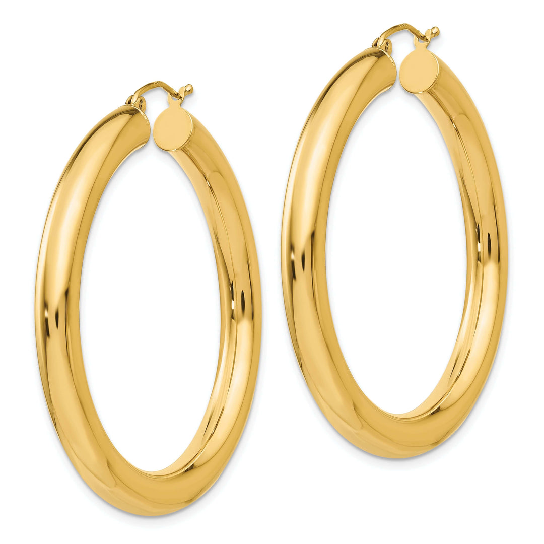 Lovely Rita's Earrings 14k Yellow Gold 5MM Lightweight Hoop Earrings